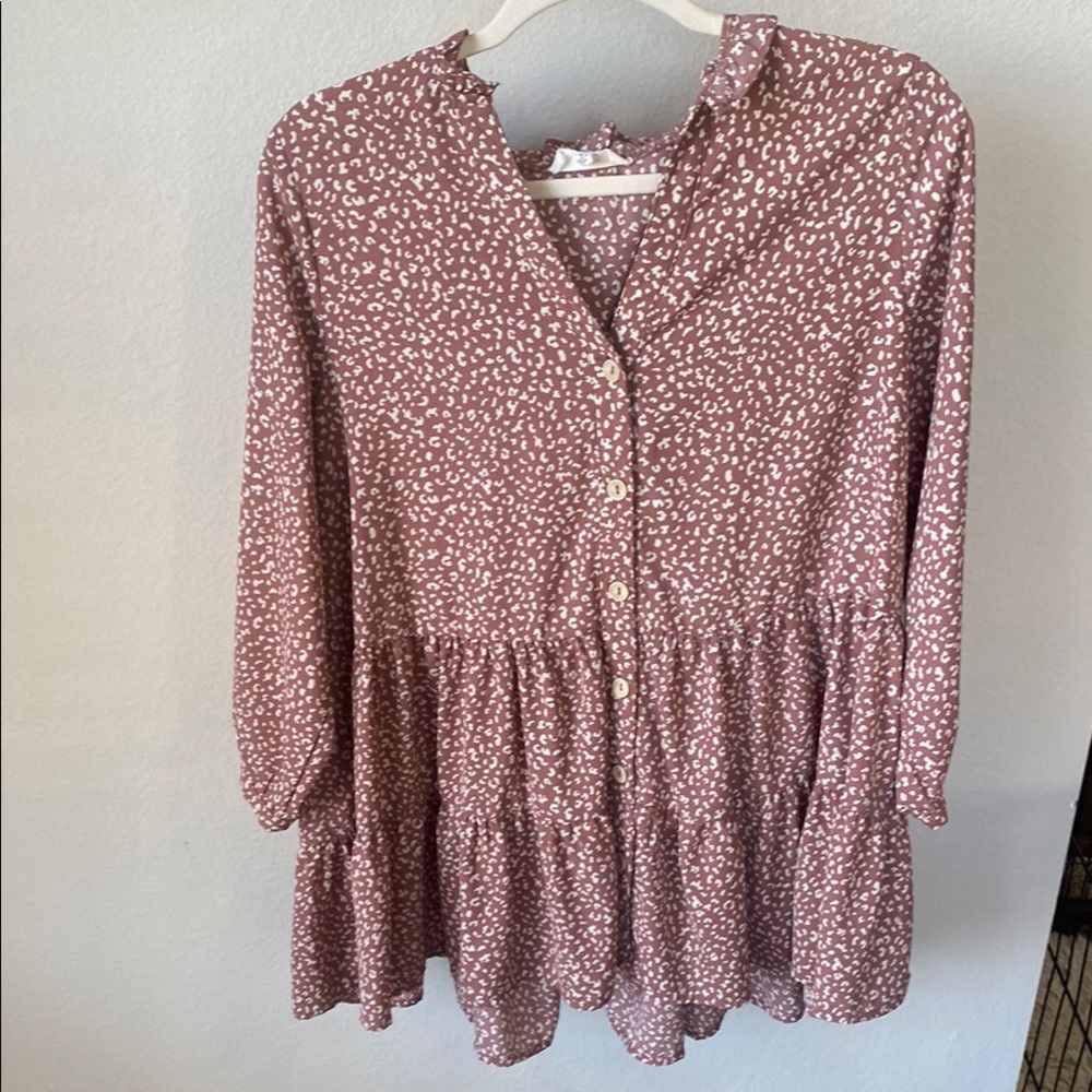 Pink Button-Down blouse - Picture 2 of 5